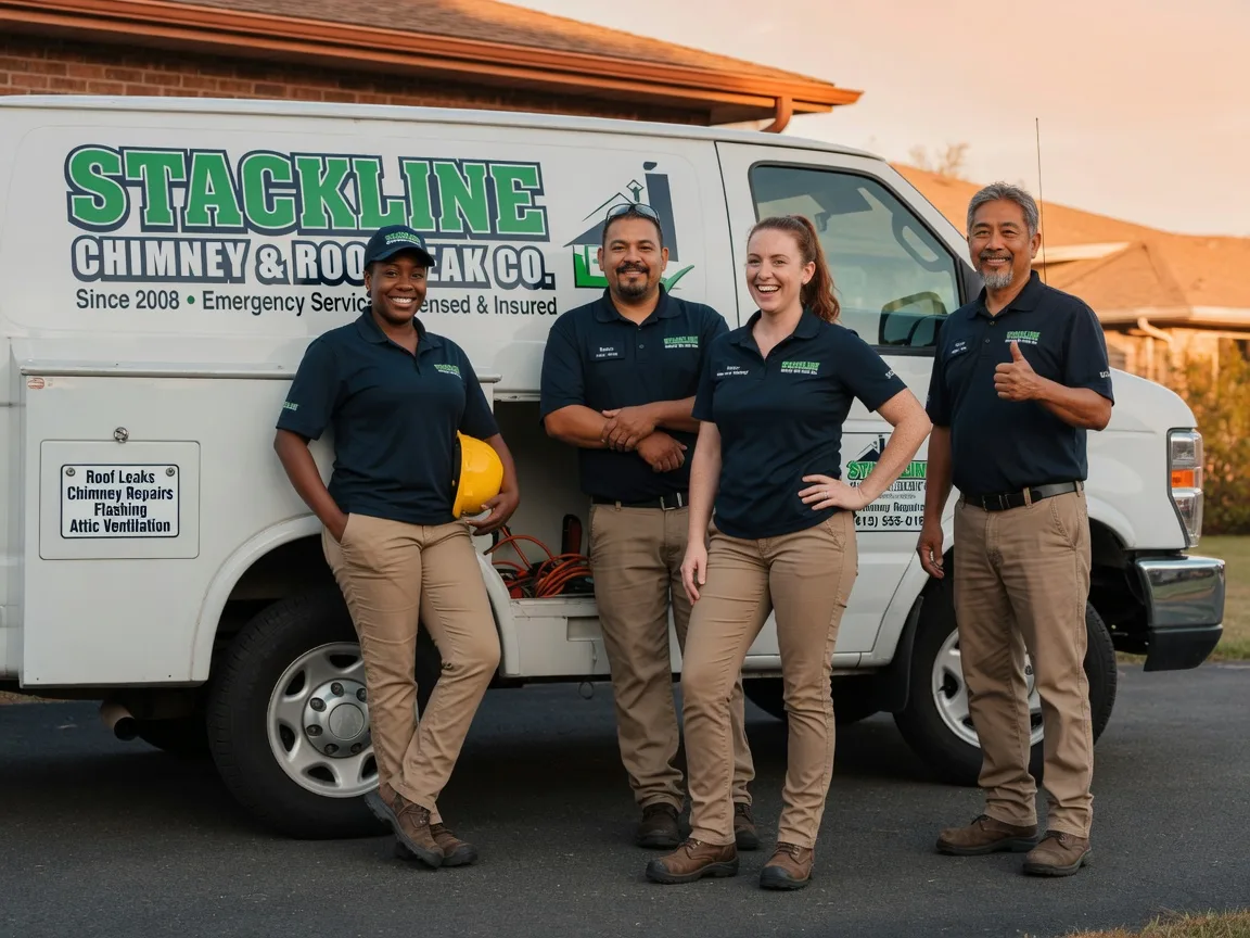 Chimney flashing repair company in Lyman, ME